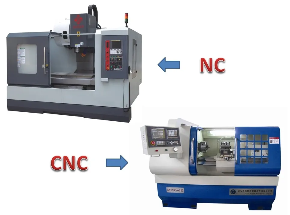 NC和CNC之间的差异